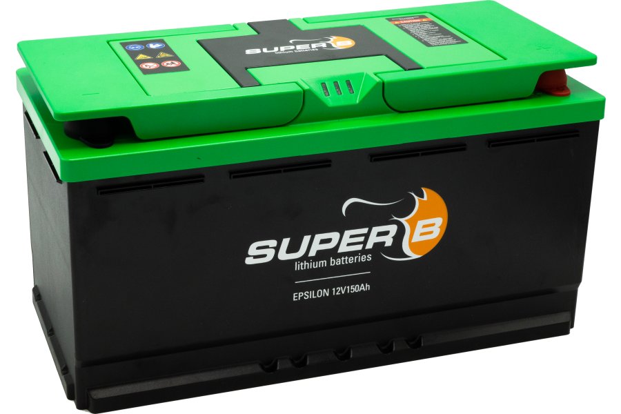 Super B Epsilon 12V 150Ah LiFePO4 Lithium accu met BMS