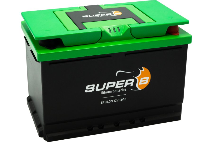 Super B Epsilon 12V 100Ah LiFePO4 Lithium accu met BMS