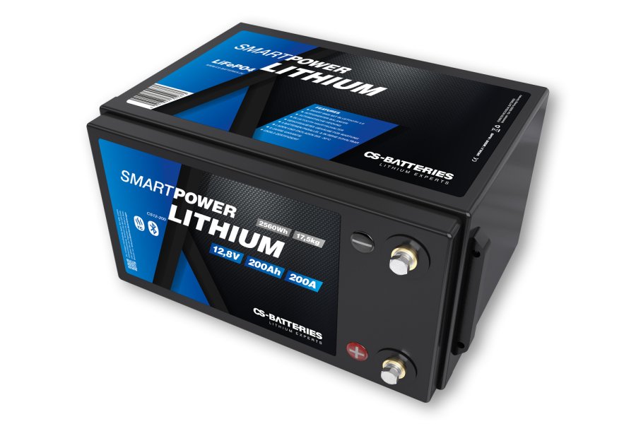 Smart Power Lithium Accu 200Ah 12,8V BT Slimme BMS 2.1