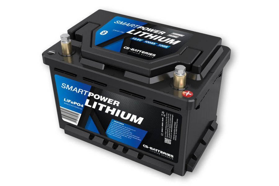Smart Power Lithium Accu 100Ah 12,8V BT Slimme BMS 2.1