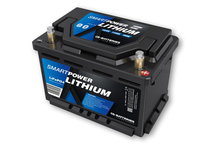 Smart power Lithium Accu 110Ah 12,8V BT Slimme BMS 2.1