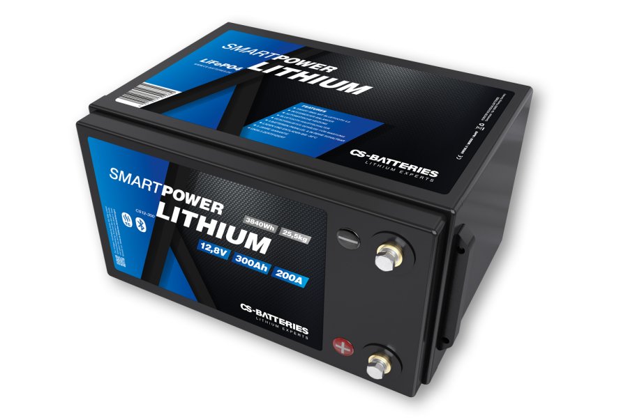 Smart Power Lithium Accu 300Ah 12,8V BT Slimme BMS 2.1