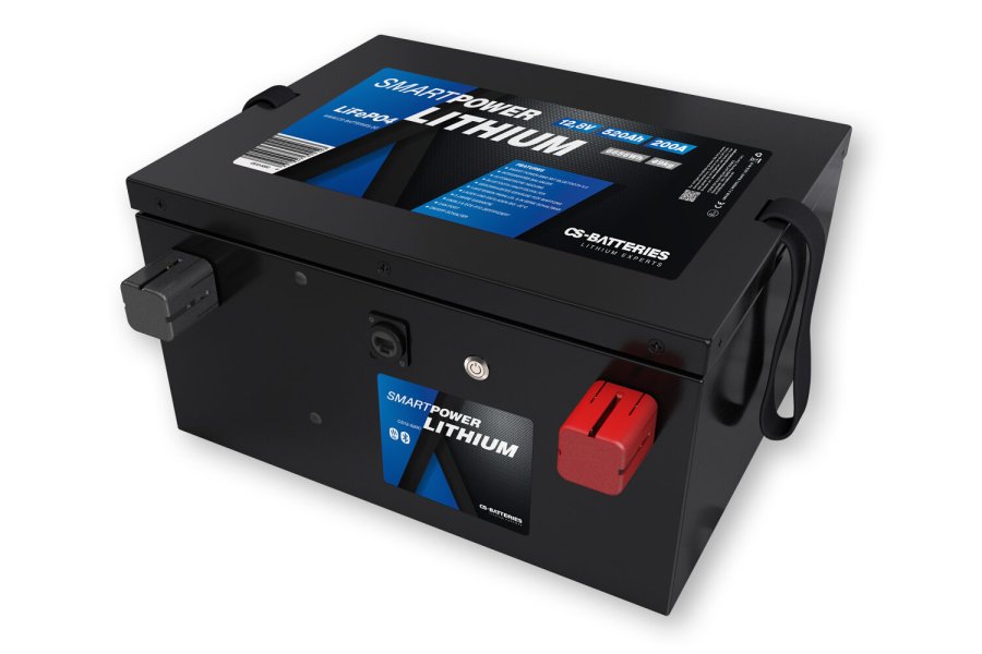 Smart Power Lithium Accu 520Ah 12,8V BT Slimme BMS 2.1