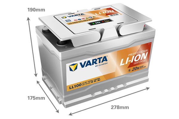 Varta LL 100 Professional Li-ion 100Ah Lithium accu