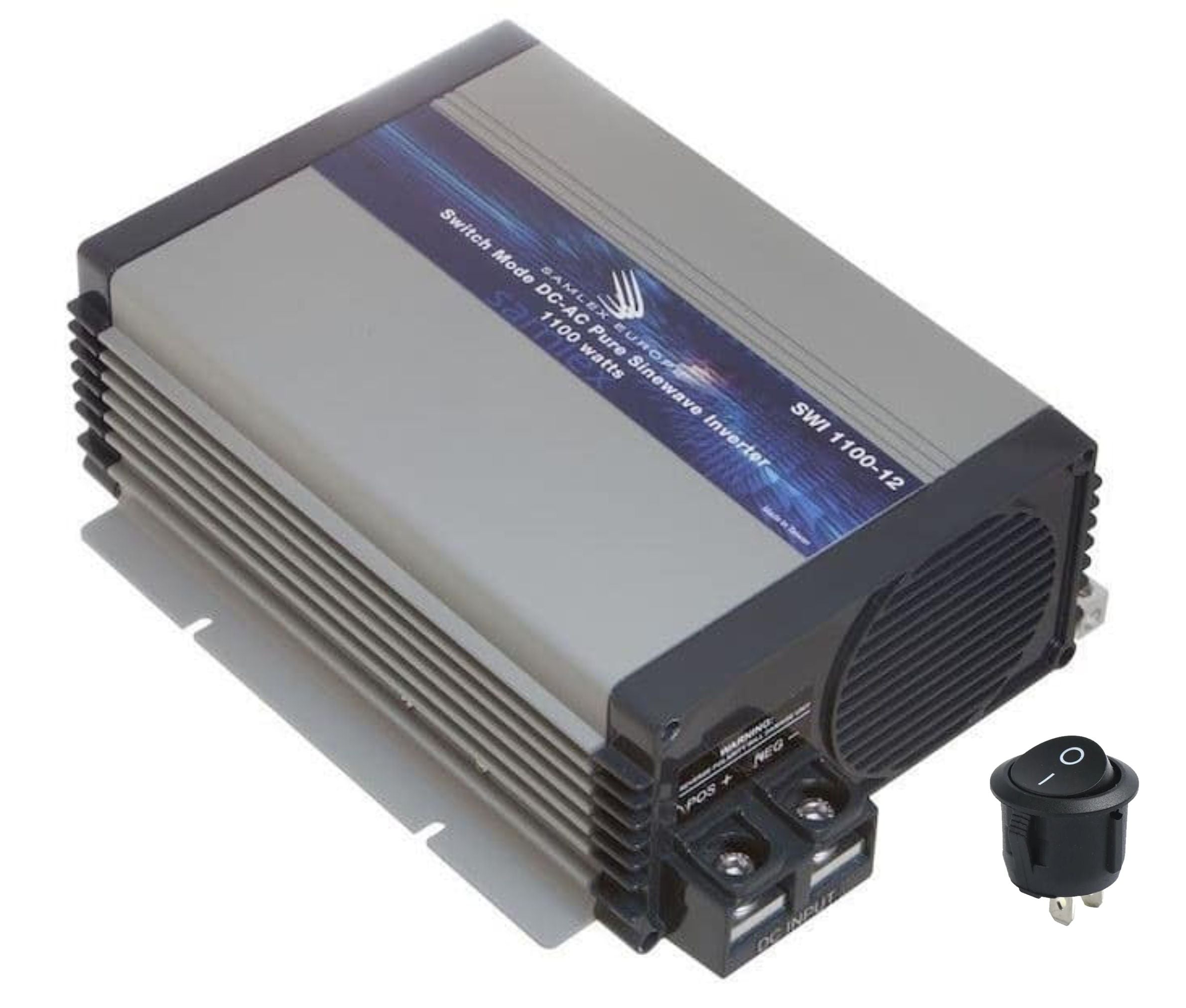 Samlex Omvormer 1100W – Van 12V naar 230V met Zuivere Sinus