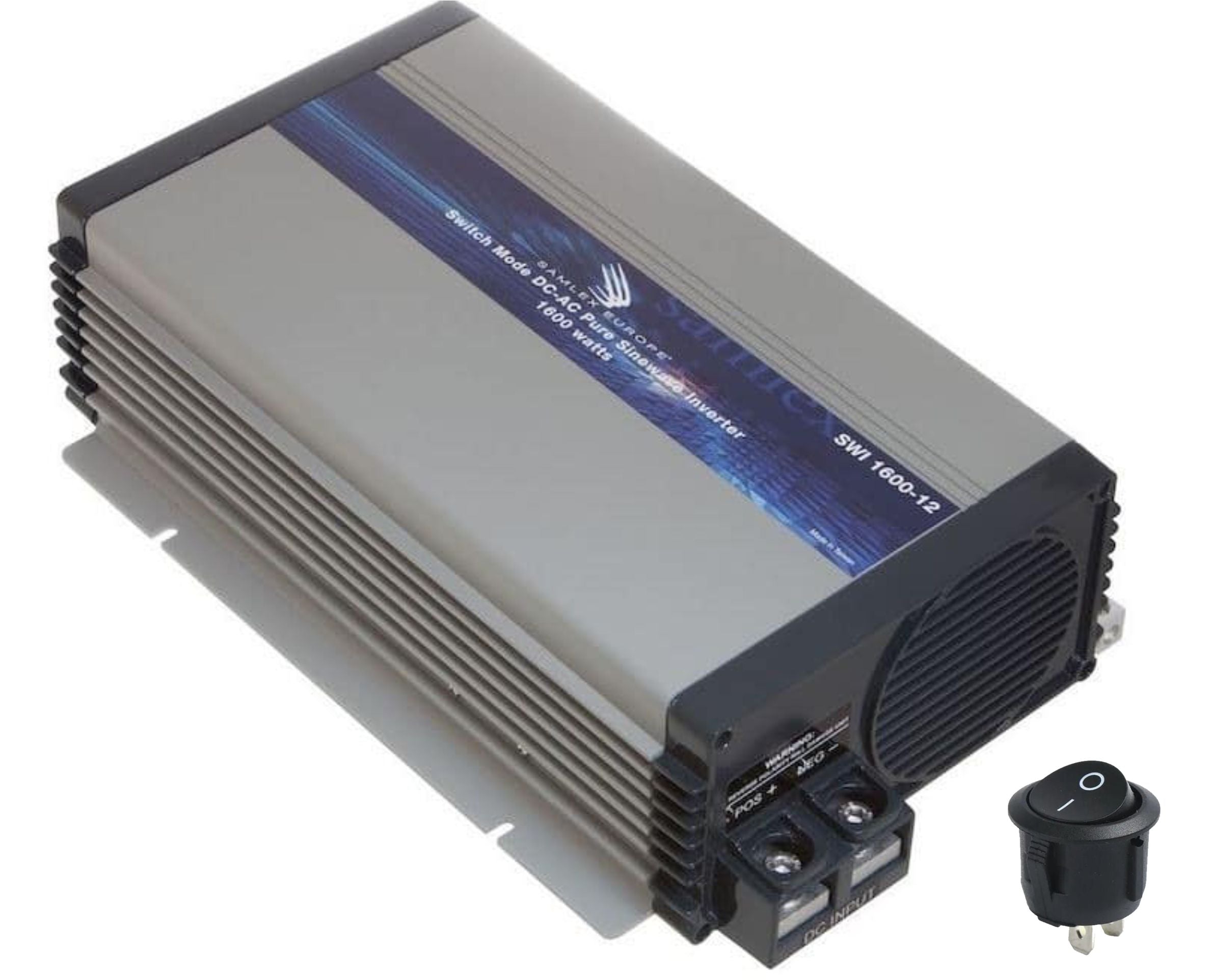 Samlex Omvormer 1600W – Van 12V naar 230V met Zuivere Sinus