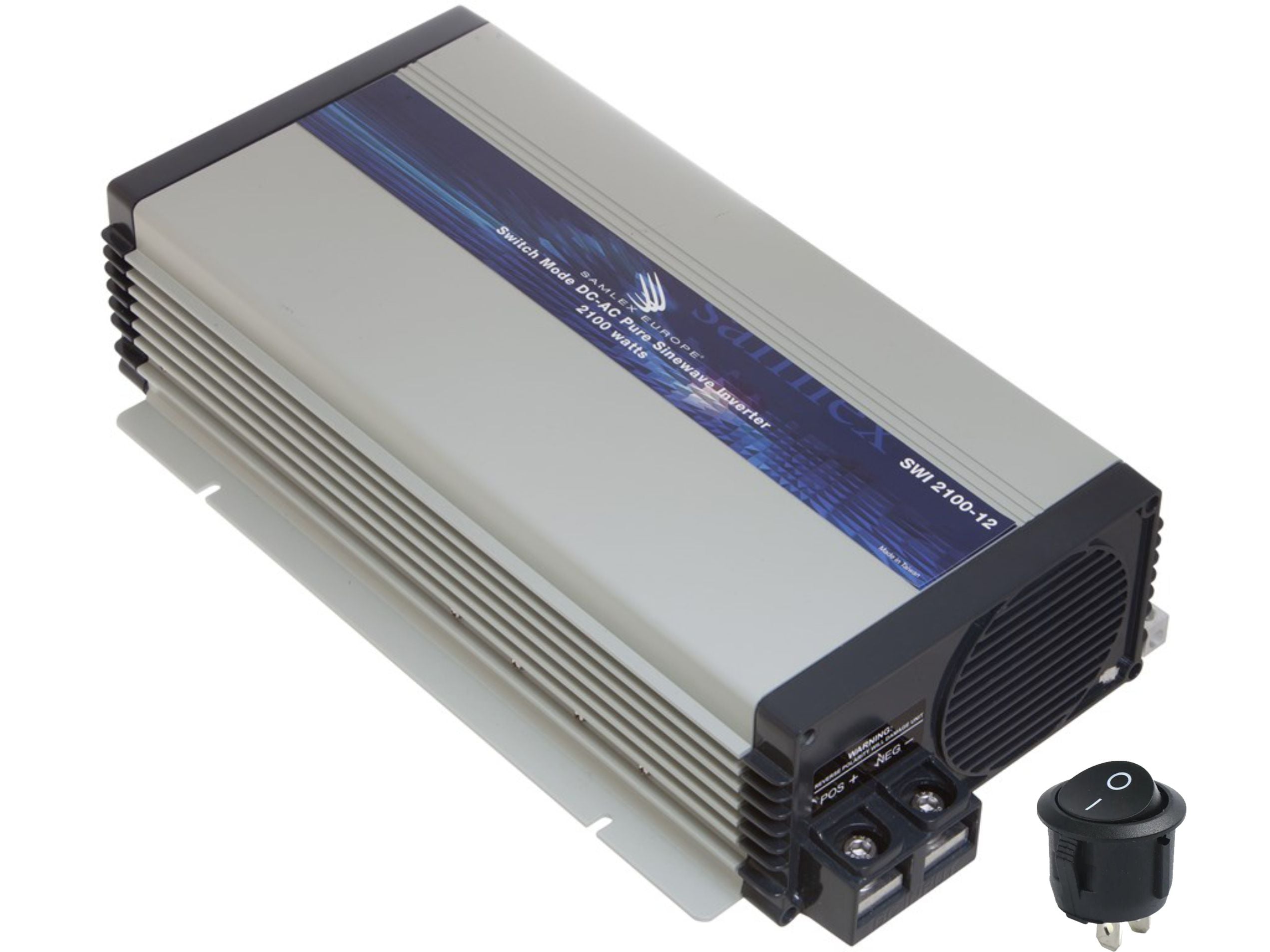 Samlex Omvormer 2100W – Van 12V naar 230V met Zuivere Sinus